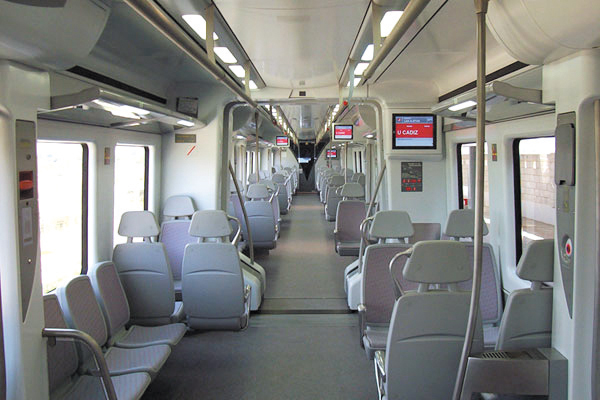 Configuración interior de asientos en las CIVIA